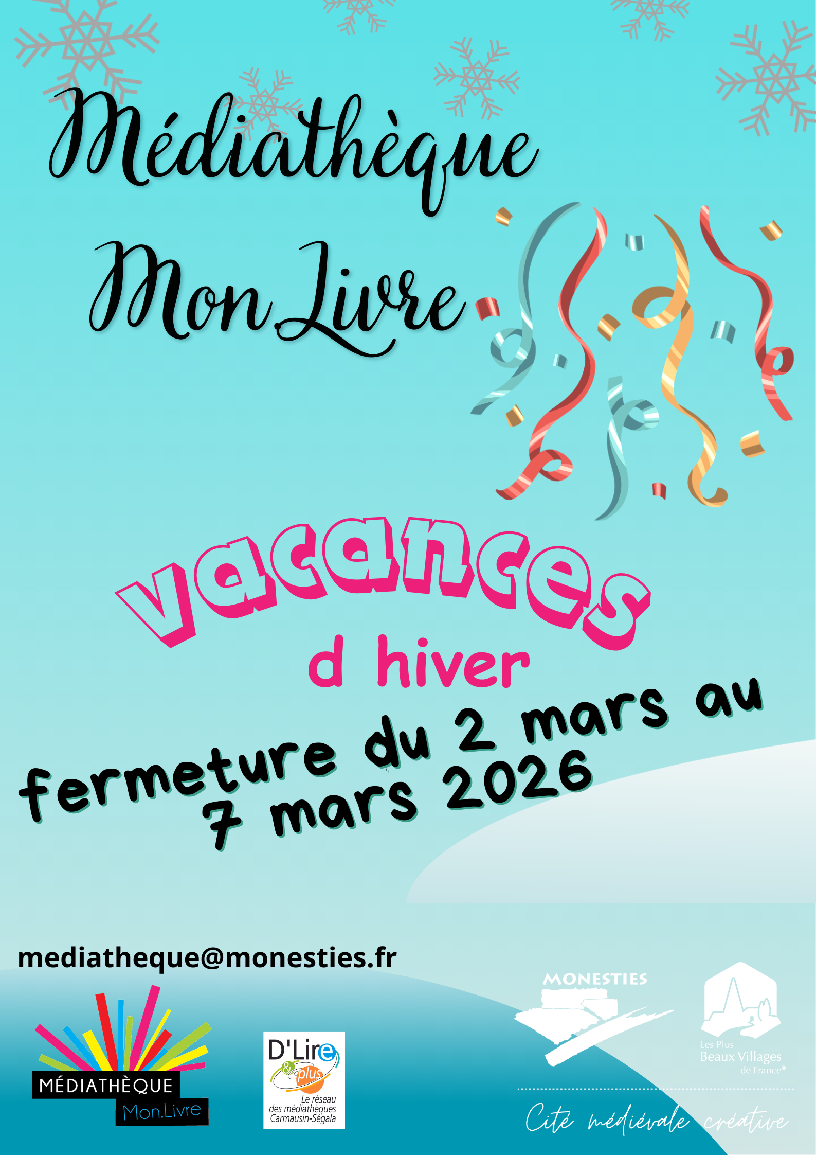 AFFICHE VACANCES